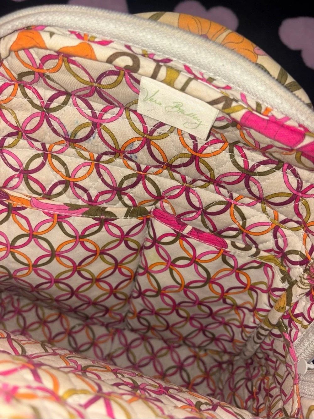 Vera Bradley Small Backpack in the retired Tea Garden floral pattern